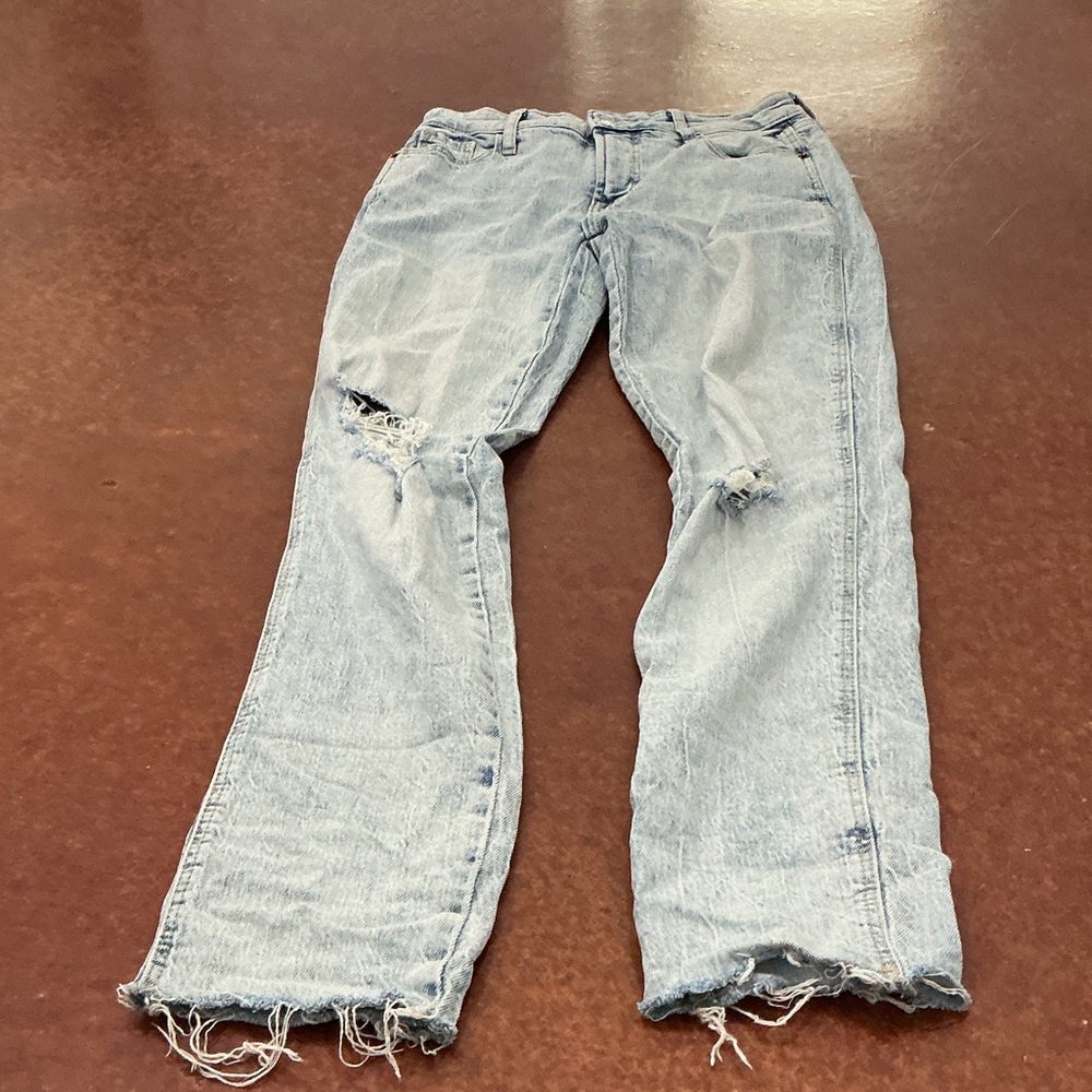 Old Navy Faded Blue Straight Leg Jeans